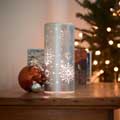 Silver snowflake wonder light product photo back T