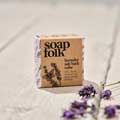 Lavender bath salt cube by Soap Folk product photo default T