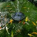Solar-powered floating pond fountain product photo default T