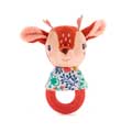 Deer fawn organic teething rattle product photo default T