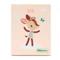 Deer fawn plush toy in gift box product photo back T