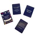 Twilight forest Christmas trivia cards product photo side T