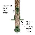 RSPB Ultimate easy-clean® seed bird feeder, large product photo side T