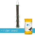 RSPB Ultimate easy-clean® nyjer seed bird feeder, large, with 5.5kg nyjer bird food product photo default T