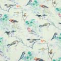 Vintage birds RSPB recycled scarf product photo side T