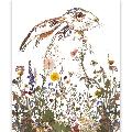 Wildflower hare greetings card product photo default T