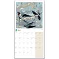 RSPB Wildlife in print linocut calendar 2025 product photo side T