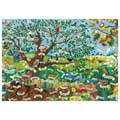 Wildlife tree family jigsaw puzzle 500-piece product photo side T