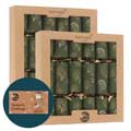 Winter trees recycled crackers with pin badges, 2x boxes of six product photo default T