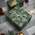 Winter trees recycled wrapping paper, 10 metres product photo default T