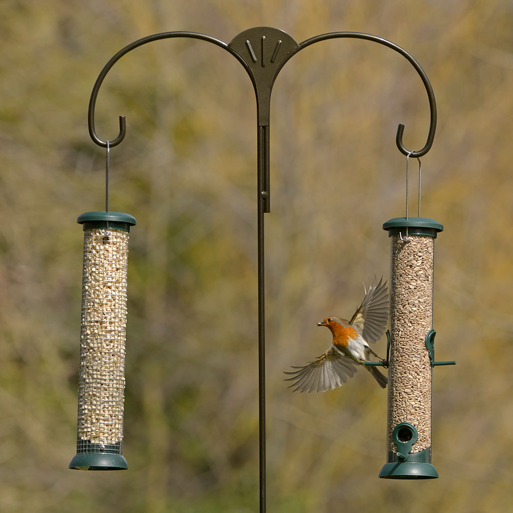 Shepherd's crook feeding station - Bird feeding stations