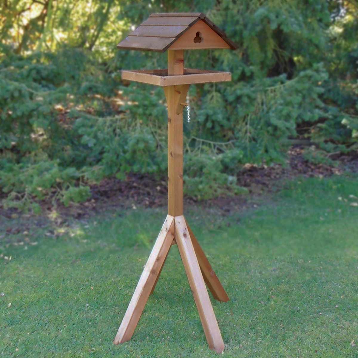 Adjustable bird table Free standing bird tables
