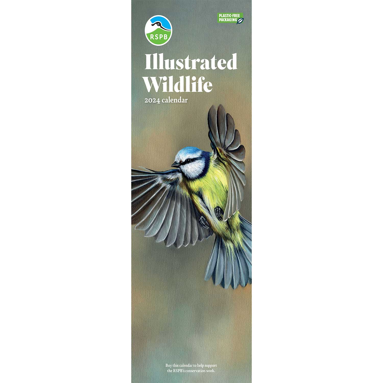 RSPB Illustrated wildlife calendar 2024 Calendars & diaries