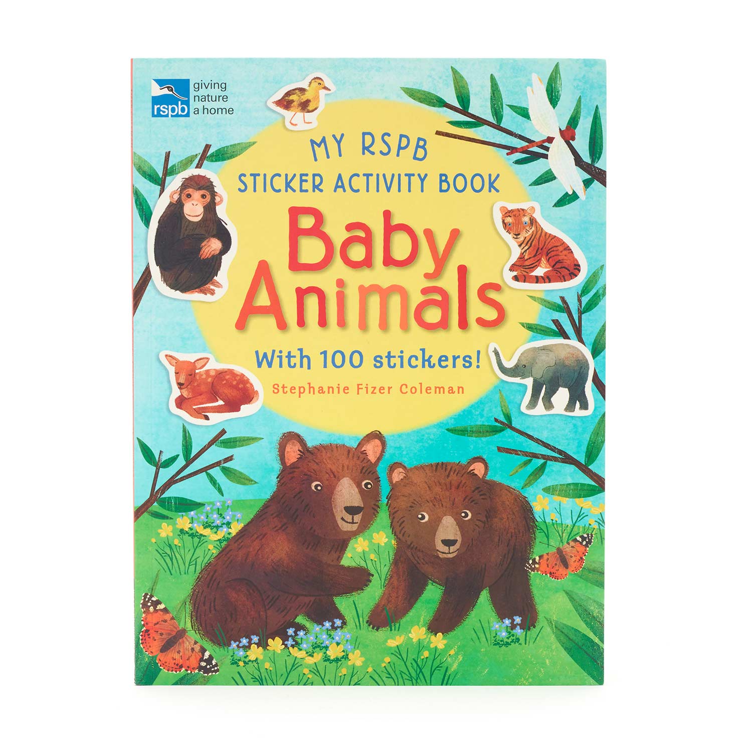 My RSPB Baby Animals sticker activity book Children's books