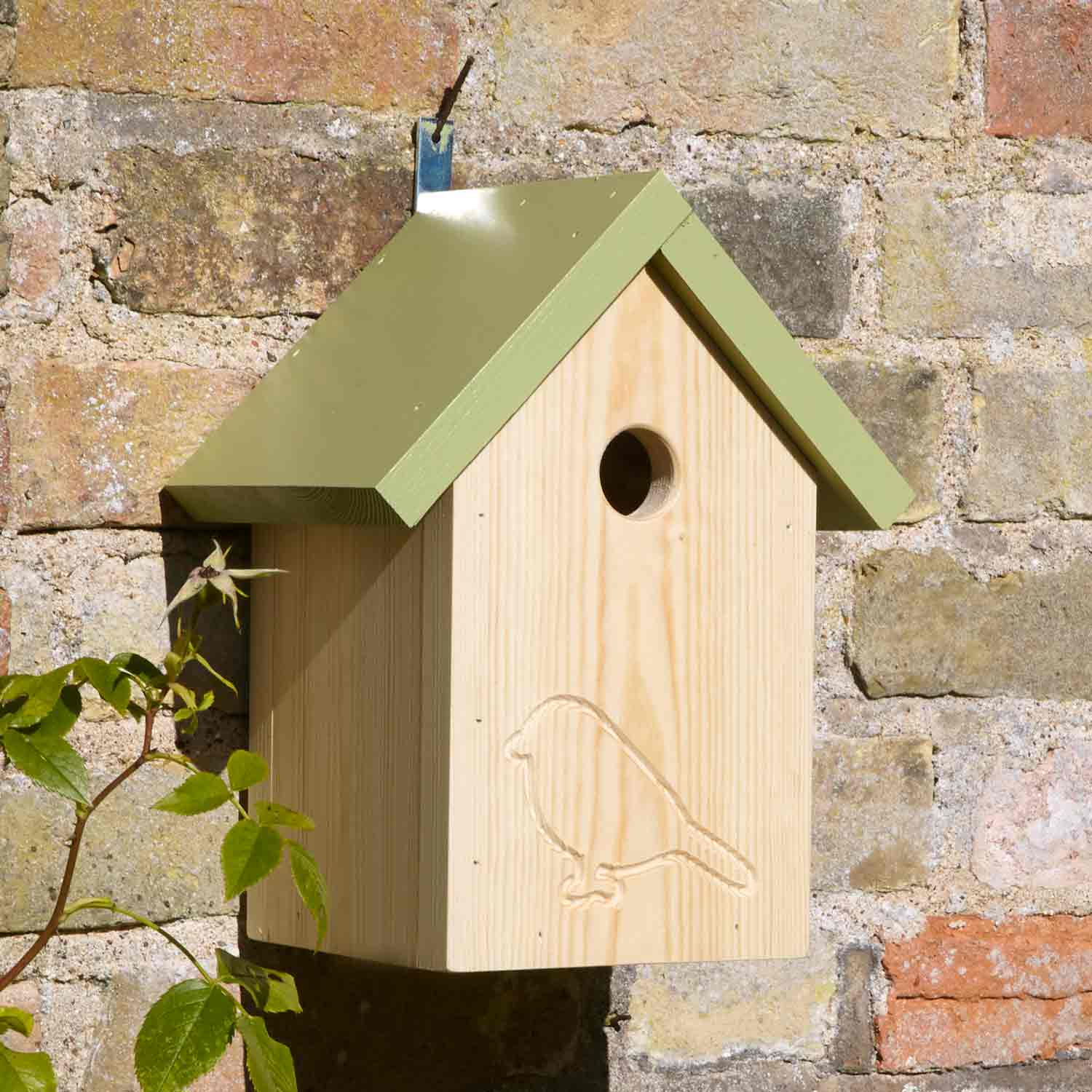 RSPB Silhouette classic apex nest box - Garden bird nest boxes