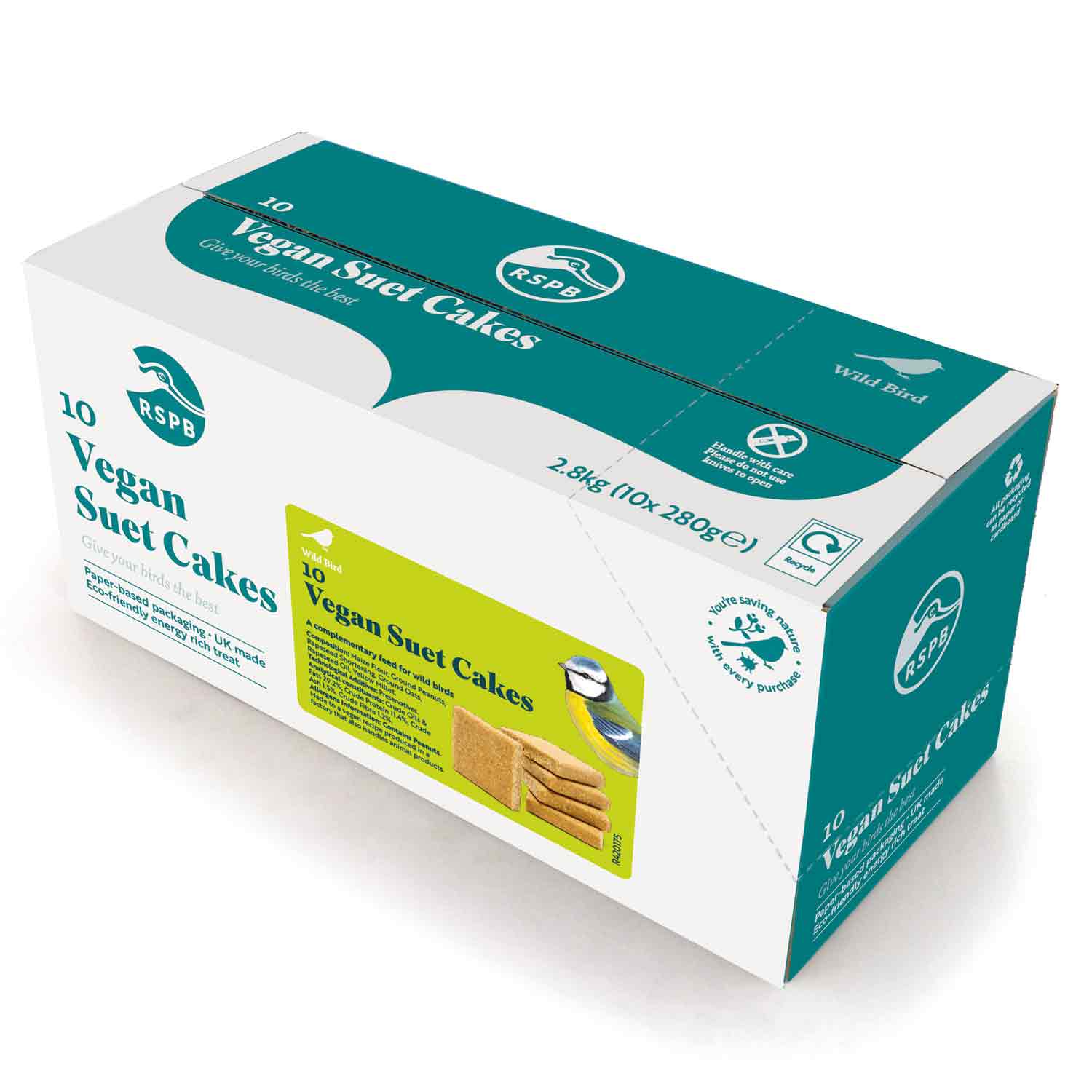 RSPB Vegan suet cakes x10 Suet blocks, cakes and bars